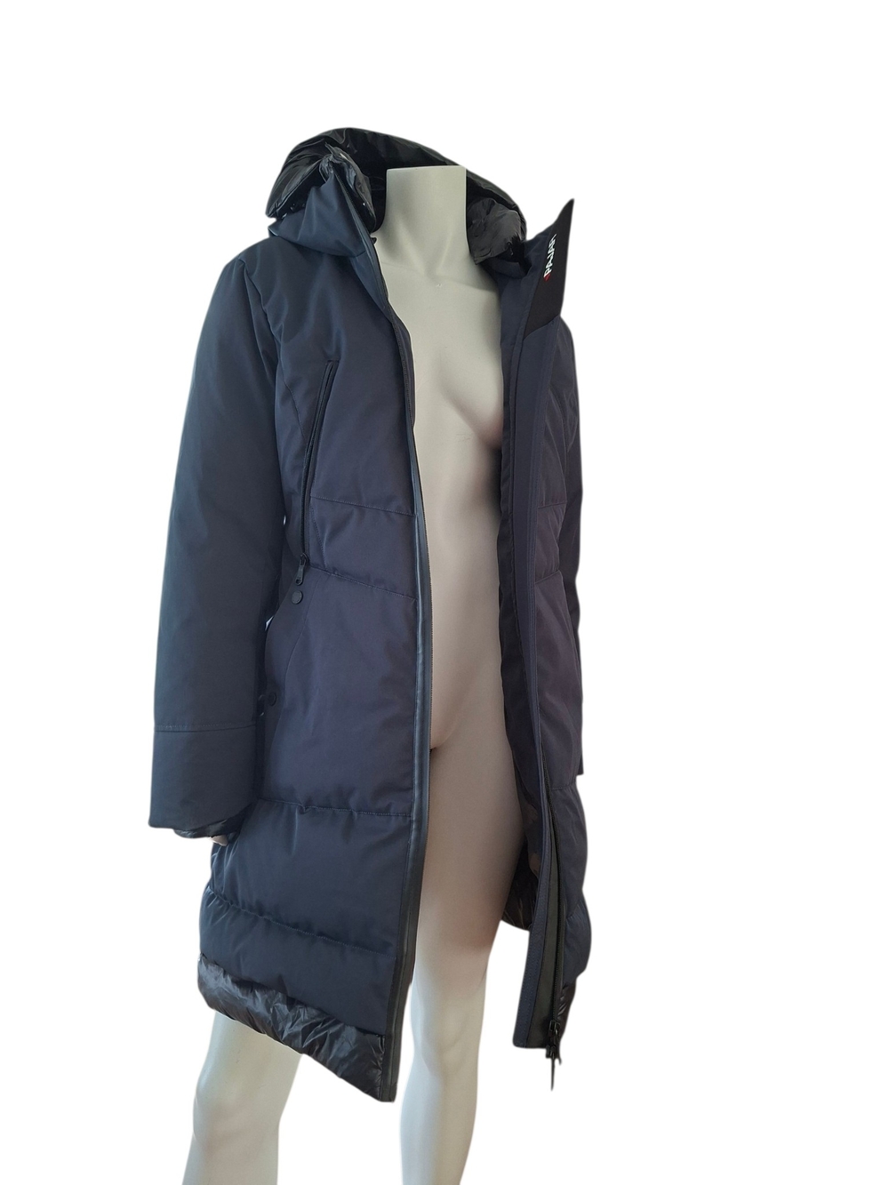 Pajar Canada Long Down Puffer Coat Brand New Never Worn Navy Large - Picture 10 of 16